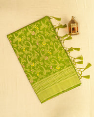 SC5461 (1) - Soft Silk Saree with Meena Butta