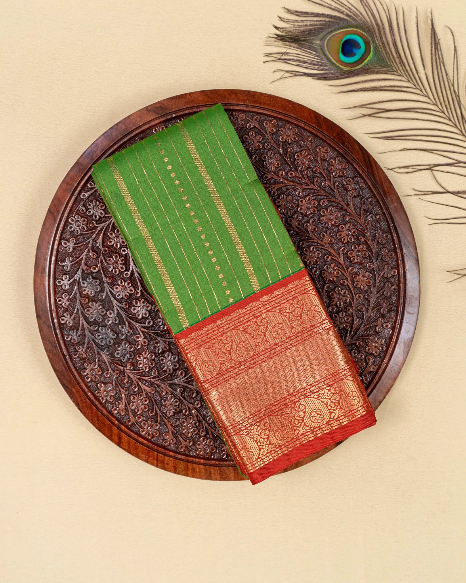 SC3467 - Silk Saree With Contrast Border