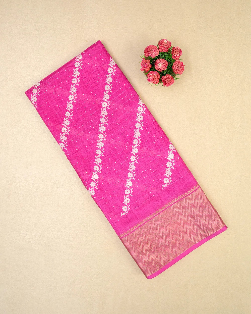 SC5859(2) - DOLA SAREE WITH SEQUENCE PRINT