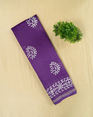 SC1519 - Tussar Silk Saree With Bandhani Print