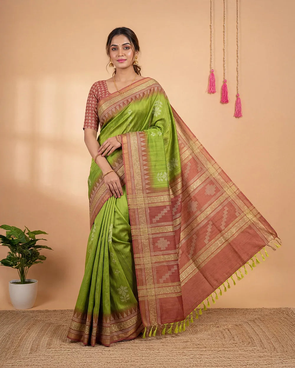 SC5833 - DOLA SILK SAREE WITH DIGITAL PRINT