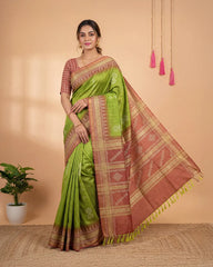 SC5833 - DOLA SILK SAREE WITH DIGITAL PRINT