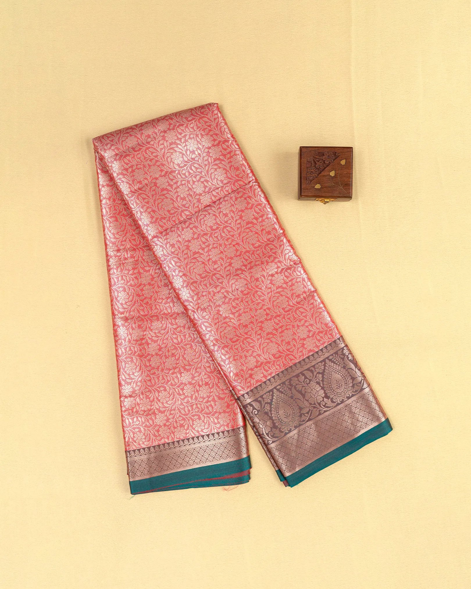 SC4811 - Tissue saree with jaquard body and contrast border