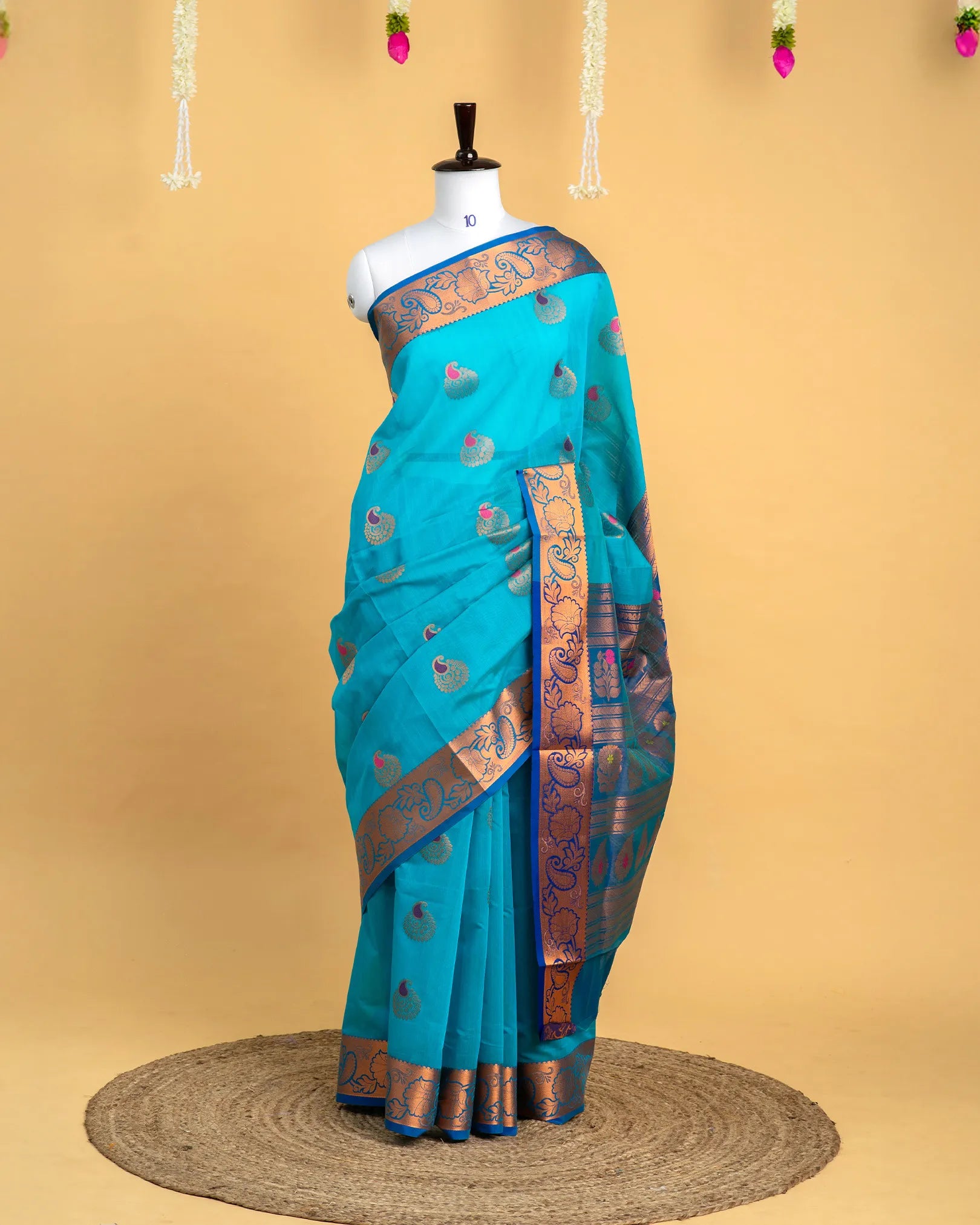 Fancy Silk Cotton with Meena Butta