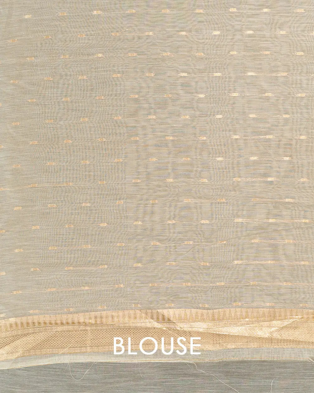 SC5285 - Tussar Cotton Saree With Copper Stone All Over Body