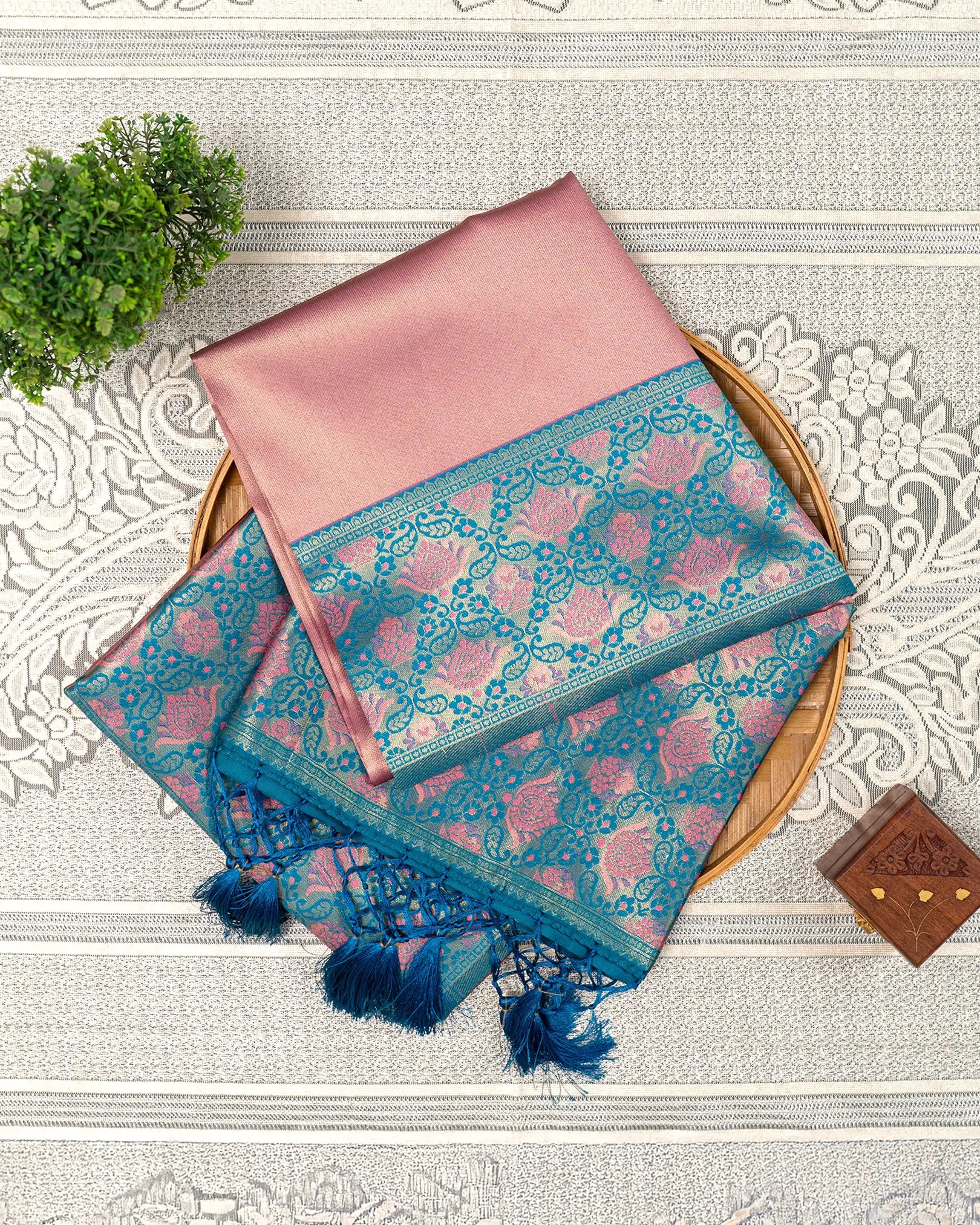SC3280 - Tissue Saree With Fancy Border
