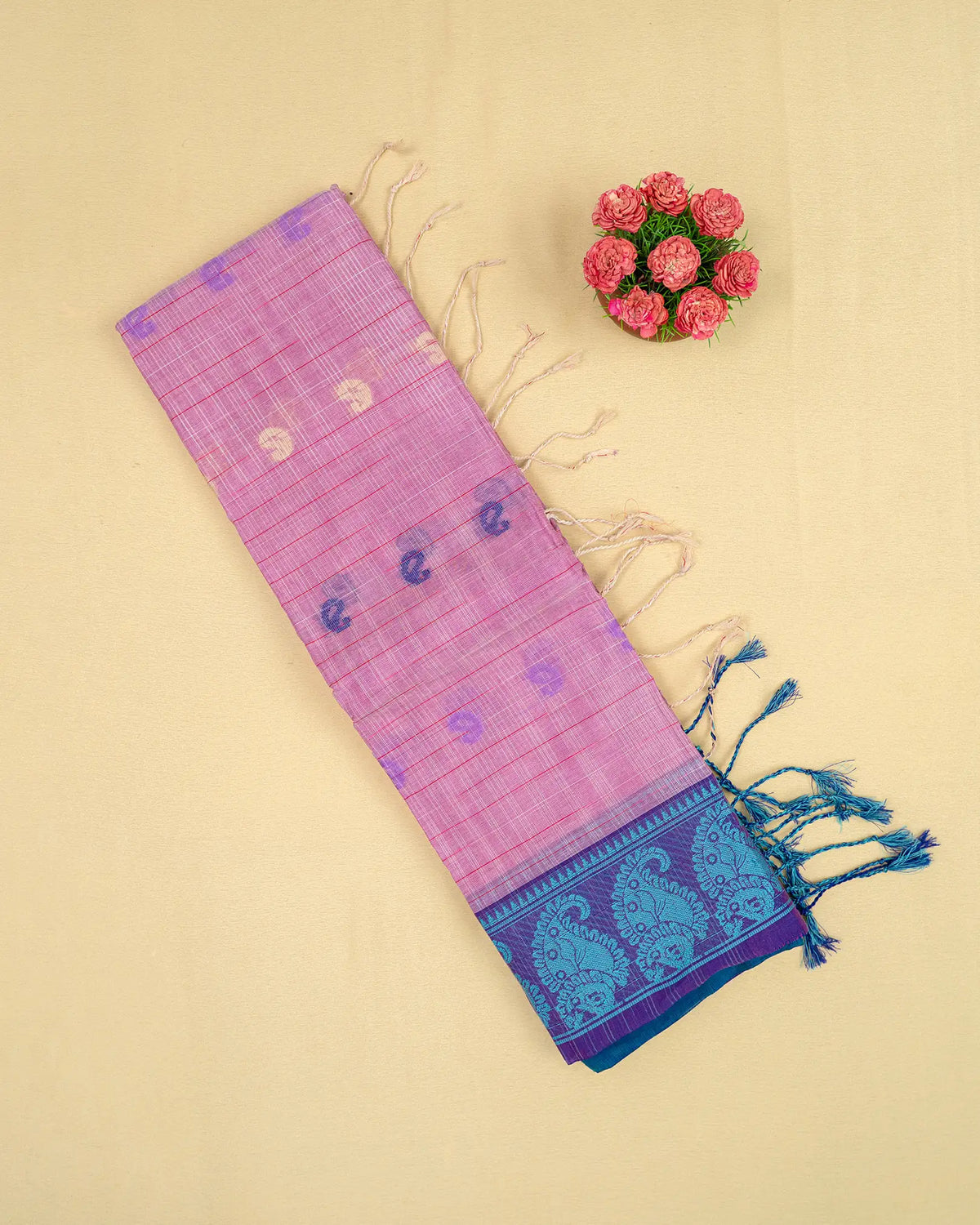 SC3192 - Fancy cotton with thread checked butta