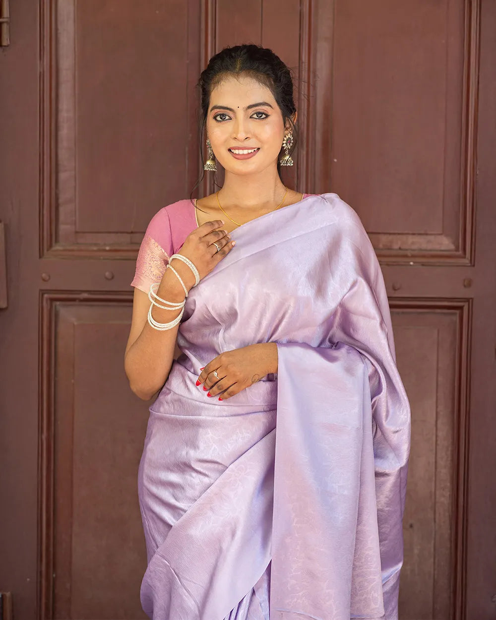 SC6665(1) - SATIN SAREE