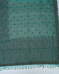 SC3026 - Linen Zari Lines Coffee Butta