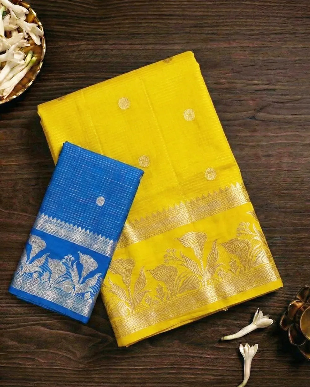 SC6920 - SEMI RAW SILK SAREE
