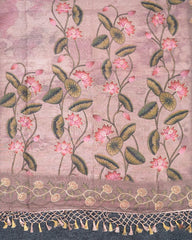 SC5541(1) - EMBROIDERY SAREE WITH FOIL WORK