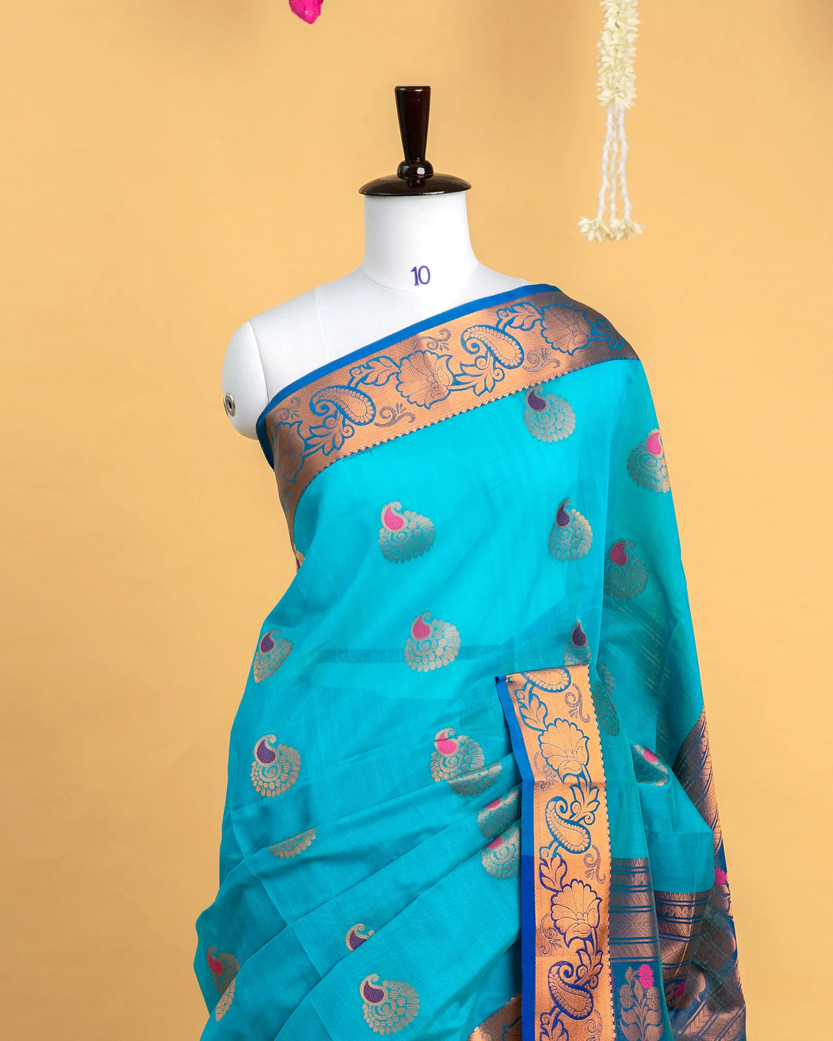 Fancy Silk Cotton with Meena Butta