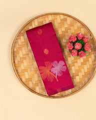 SC4038 - Litchi Silk With Embose And Zari Work