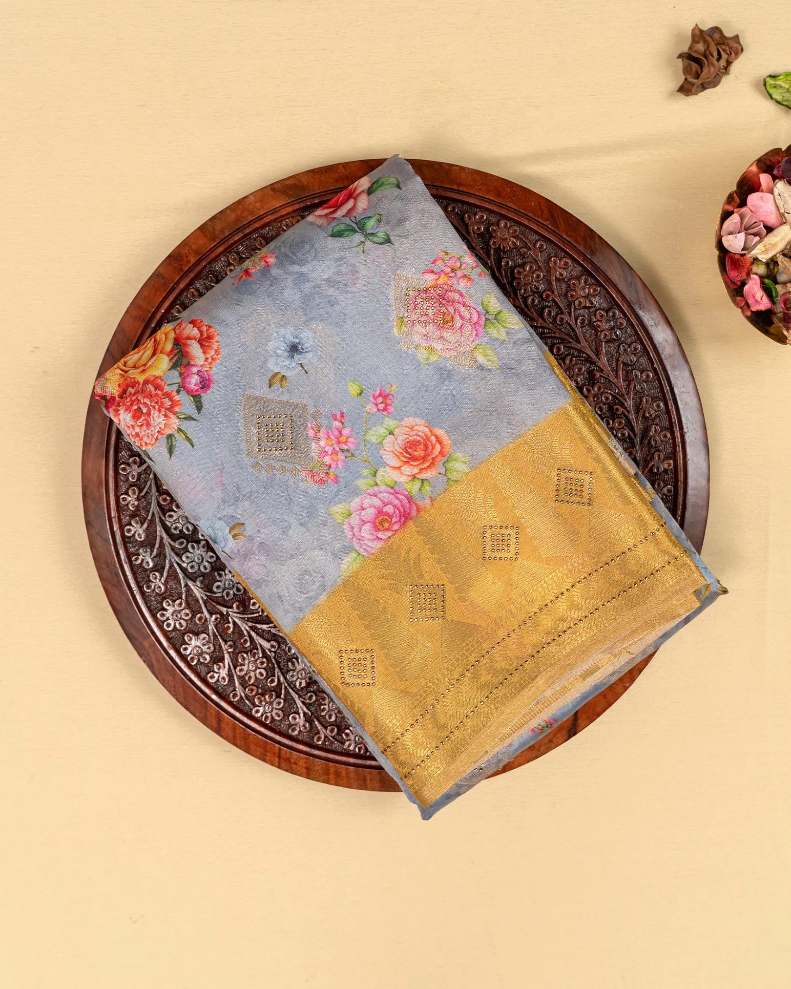 SC2951 - Dola Diital Print With Stone