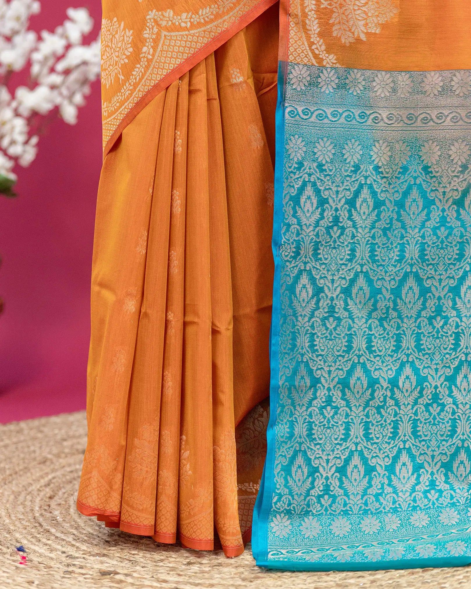 SC3230 - Silk Cotton with Fancy Border