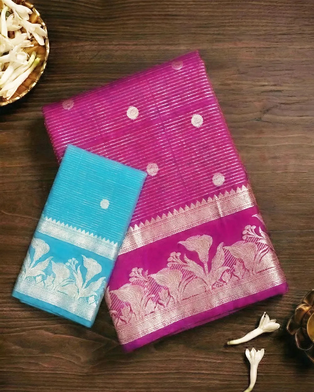 SC6920 - SEMI RAW SILK SAREE