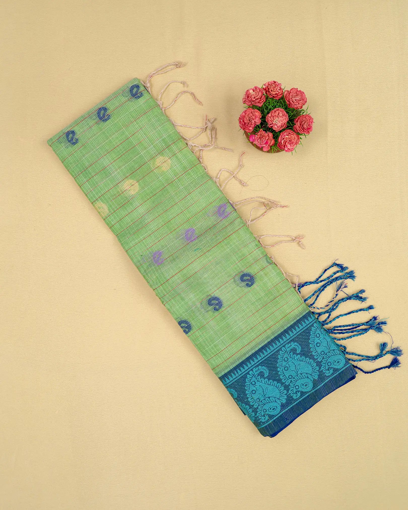 SC3192 - Fancy cotton with thread checked butta