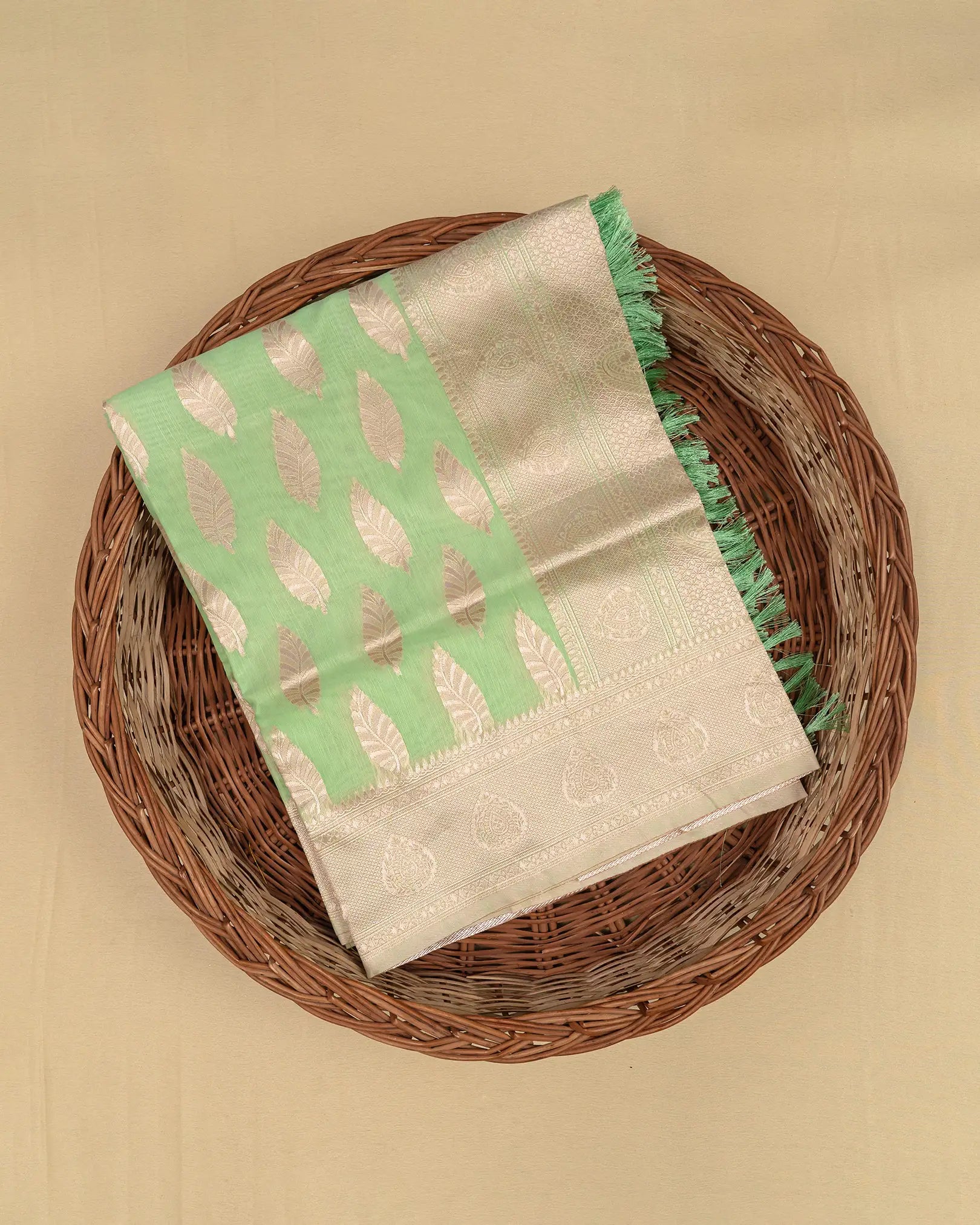 SC3064 - Linen Saree With Butta