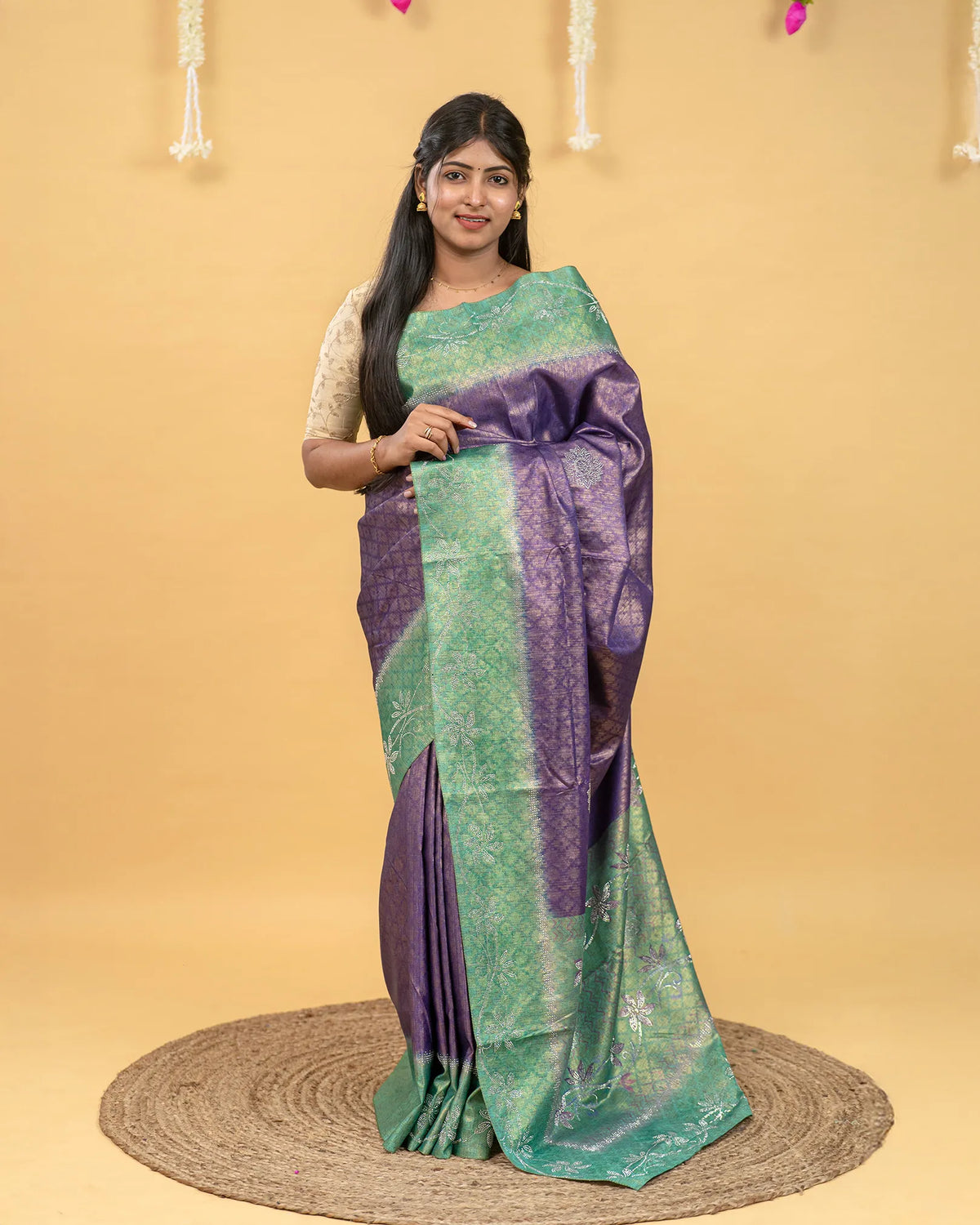 SC3801 - Satin With Sparkle Stone