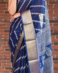 SC5859(2) - DOLA SAREE WITH SEQUENCE PRINT