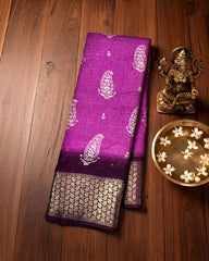 SC5765 - DOLA SILK SAREE WITH DIGITAL PRINT