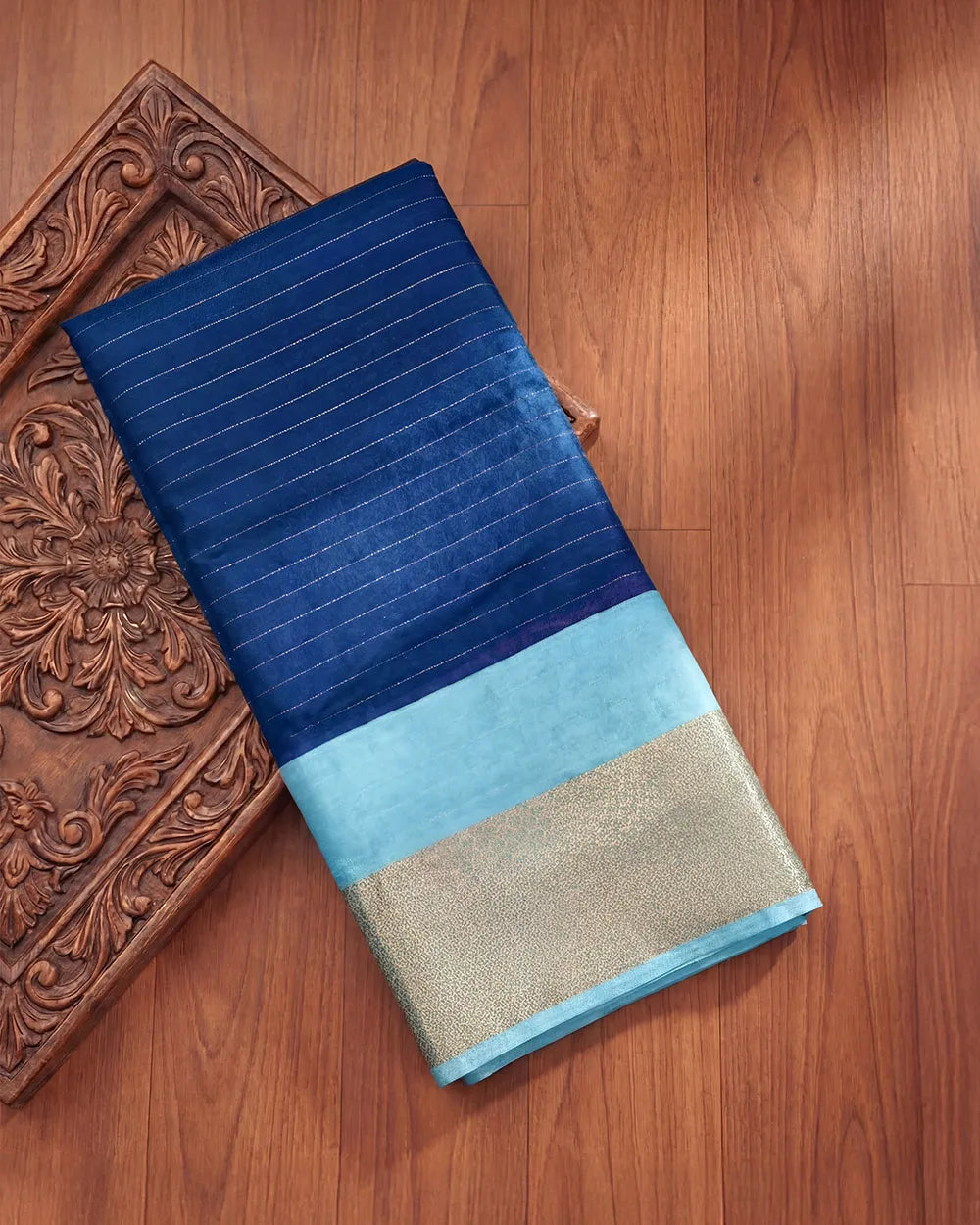 SC5997 - DOLA SILK SAREE WITH ZARI LINES