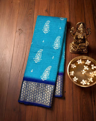 SC5765 - DOLA SILK SAREE WITH DIGITAL PRINT