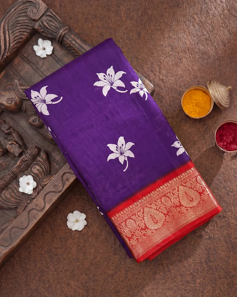 SC5866(2) - DOLA SILK SAREE WITH DIGITAL PRINT