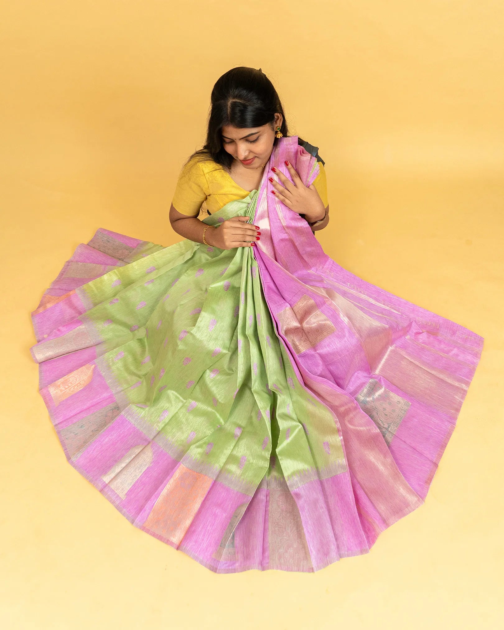 SC5464(2) - Soft Cotton With Fancy Meena Butta