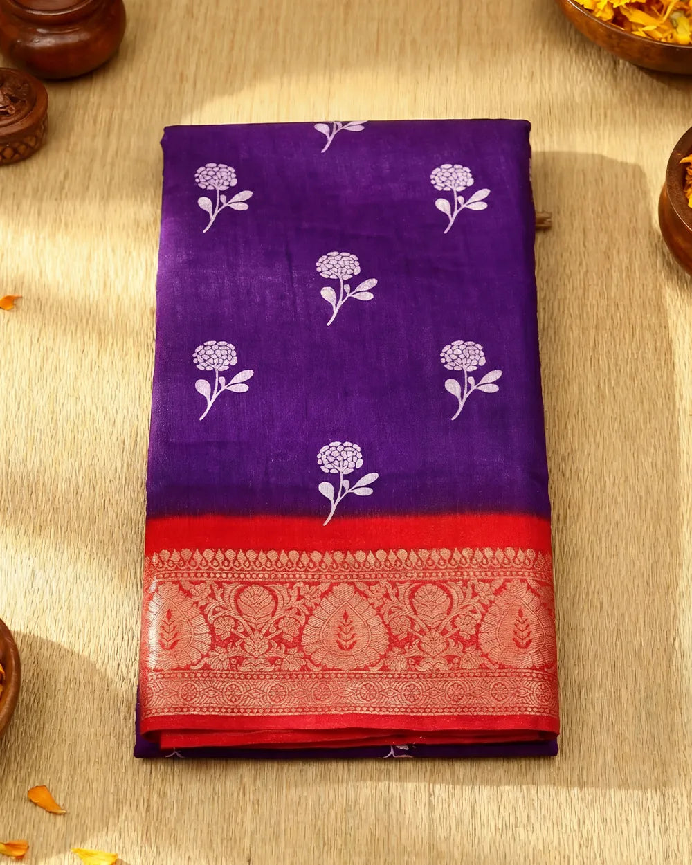 SC5866(1) - DOLA SILK SAREE WITH DIGITAL PRINT