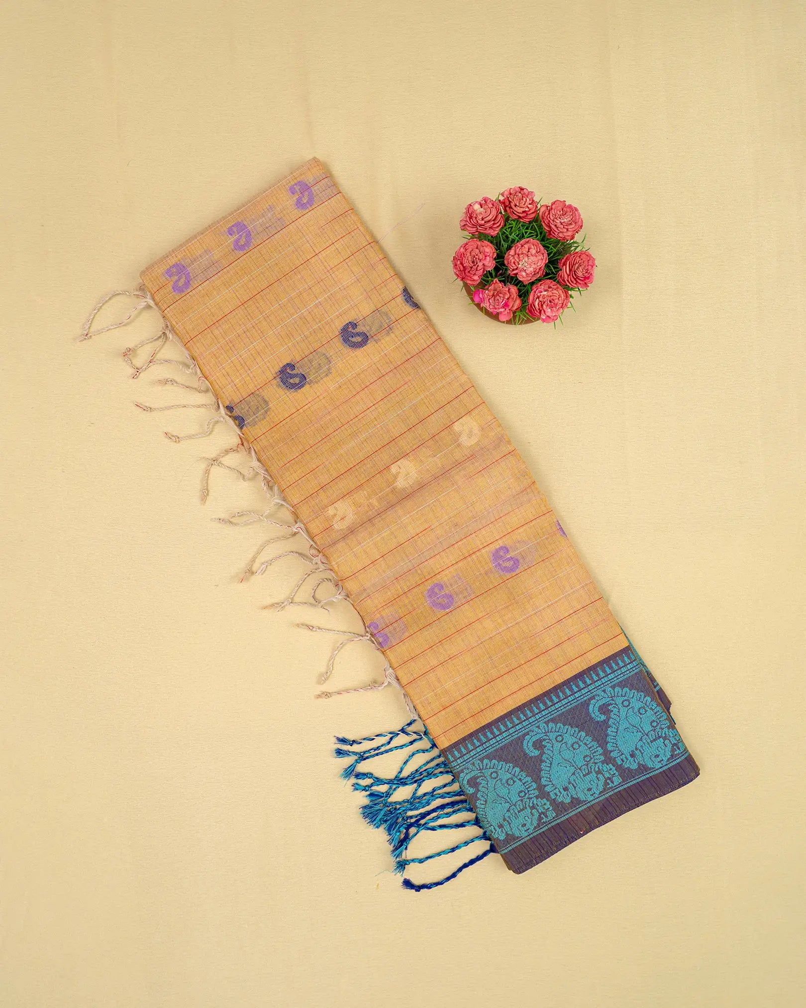 SC3192 - Fancy cotton with thread checked butta
