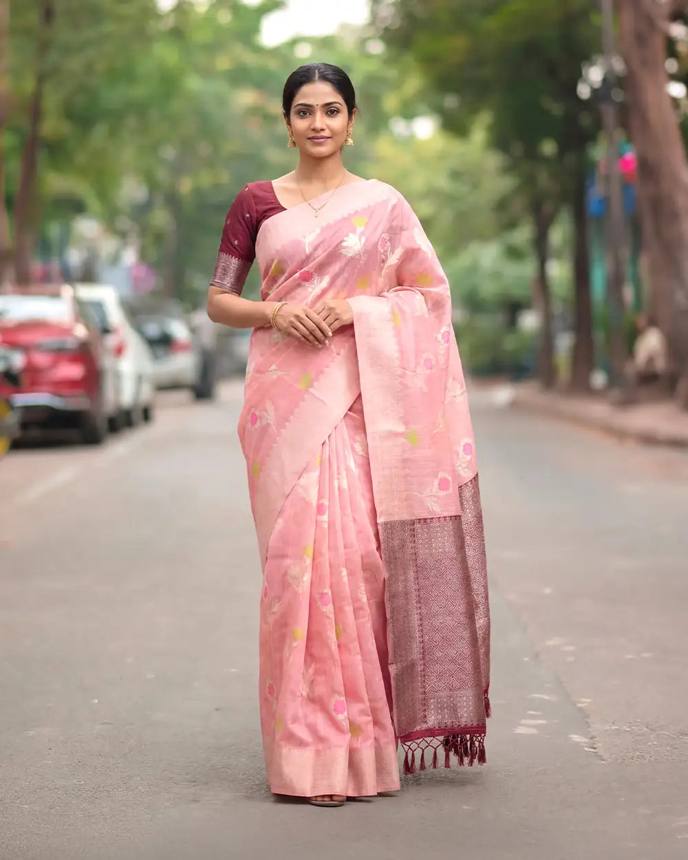 SC2121 - FANCY COTTON SAREE