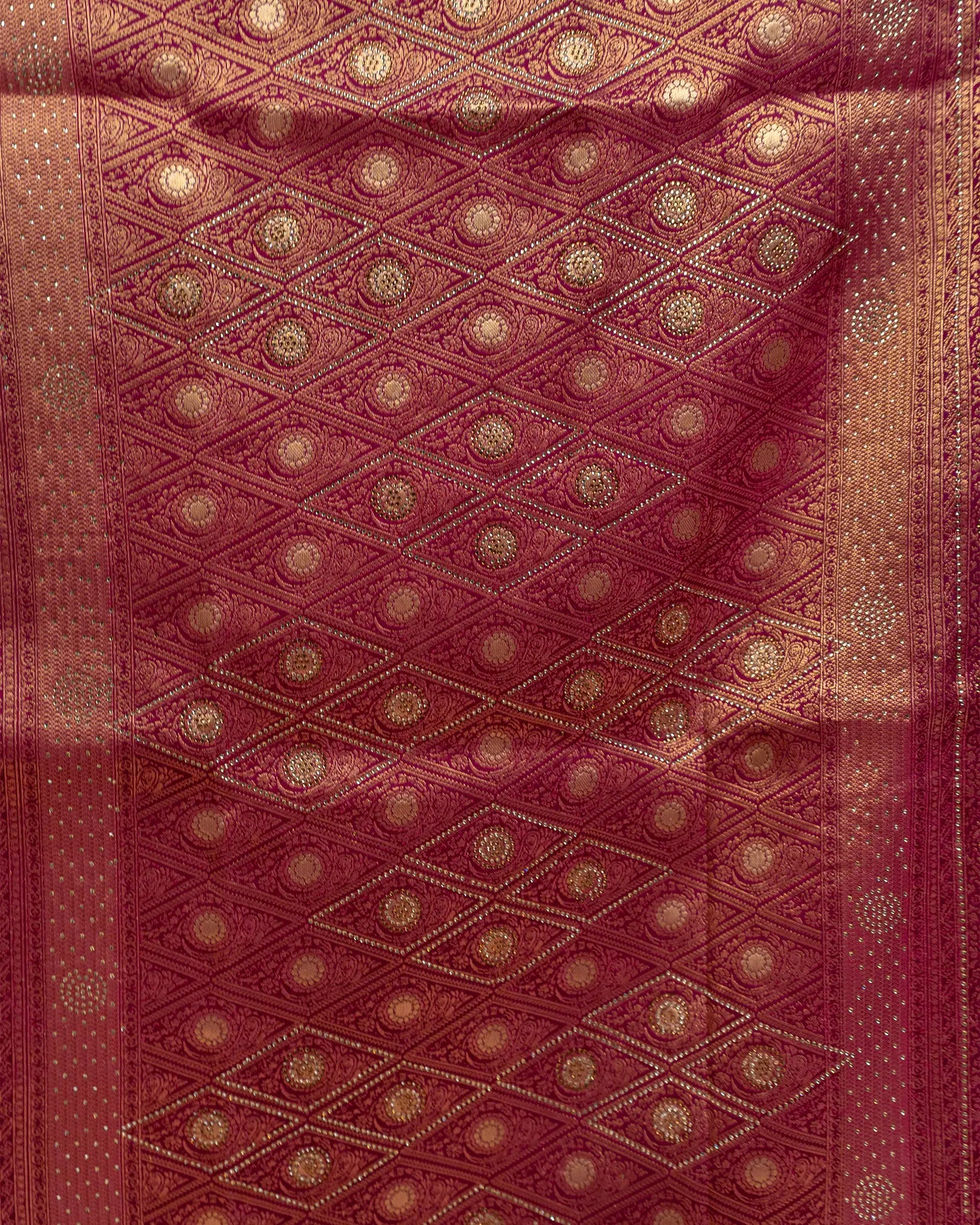 SC3582 - Tissue Saree With Premium Multi Colour Stone