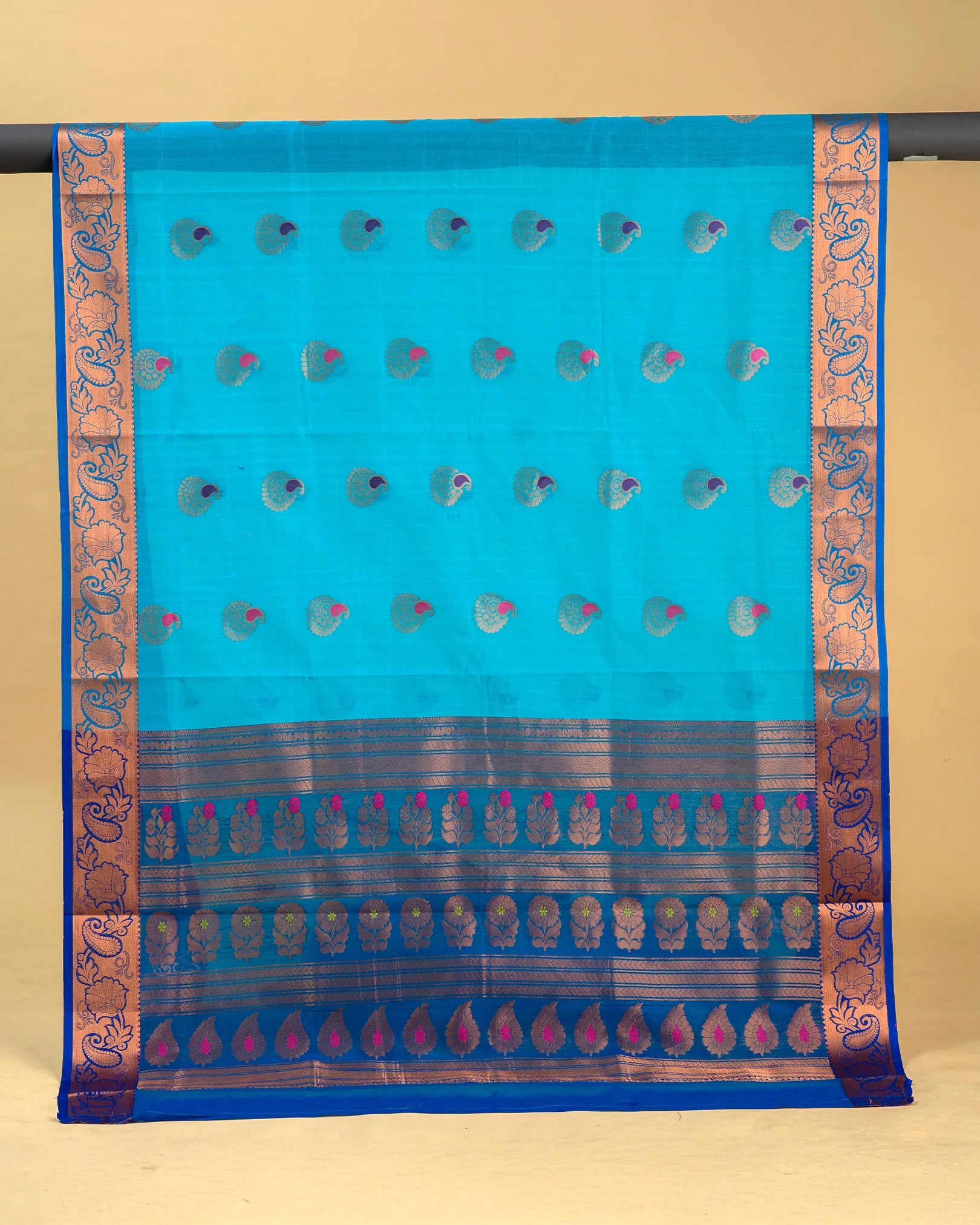 Fancy Silk Cotton with Meena Butta