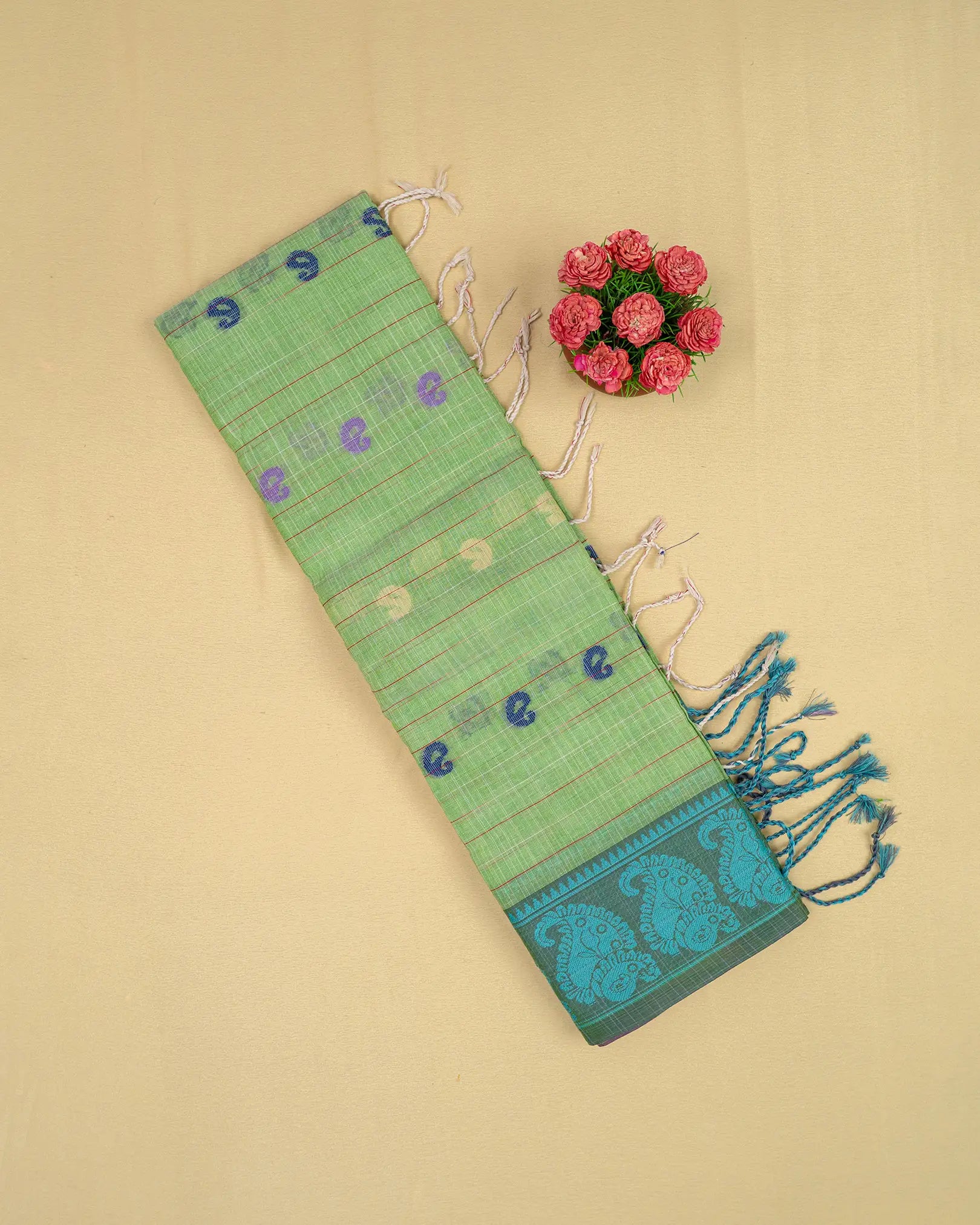 SC3192 - Fancy cotton with thread checked butta