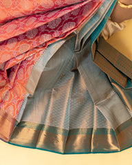 SC3251 - Tissue Silk Saree With Copper Stone