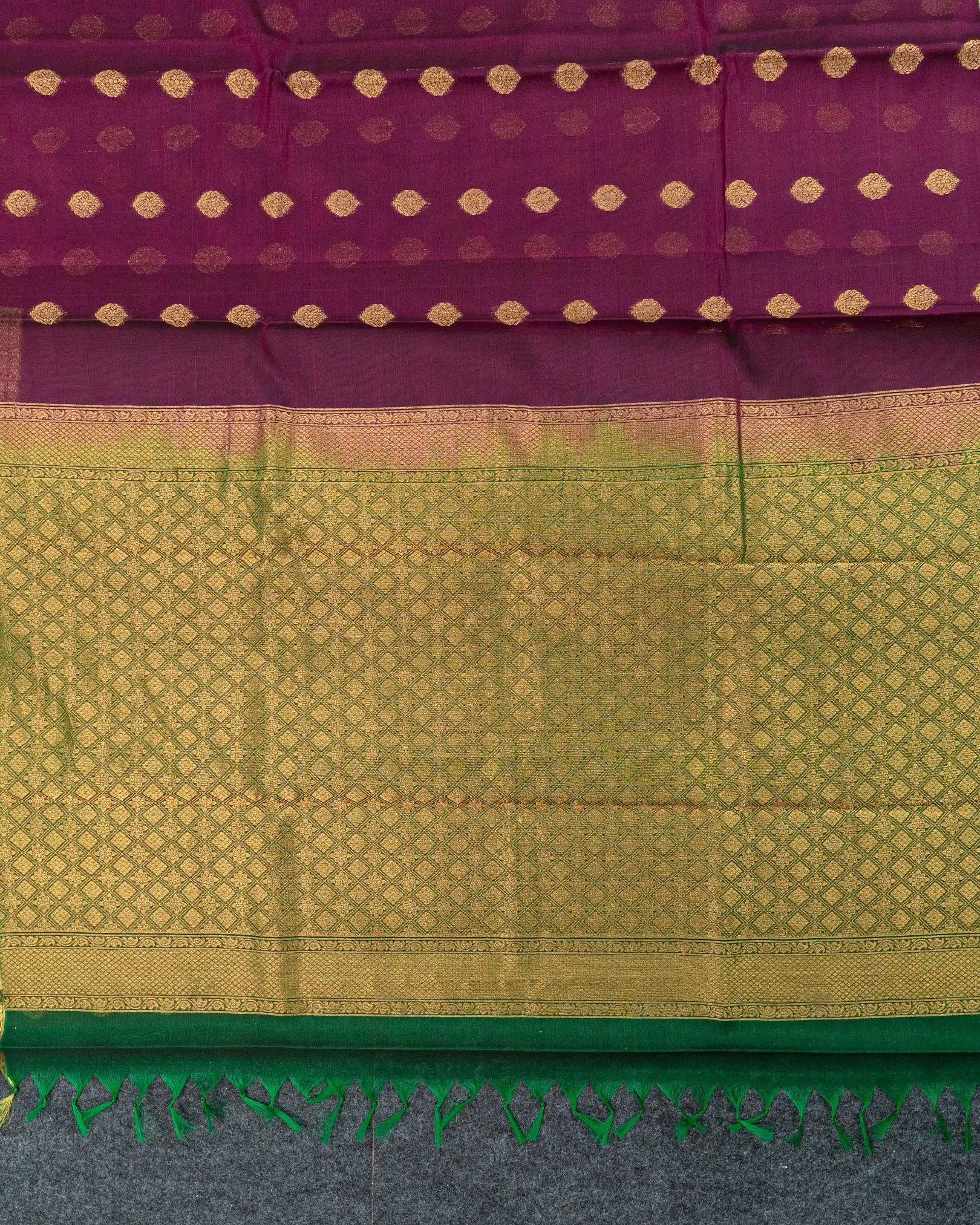 SC3639 -Sico cotton with gold butta and zari