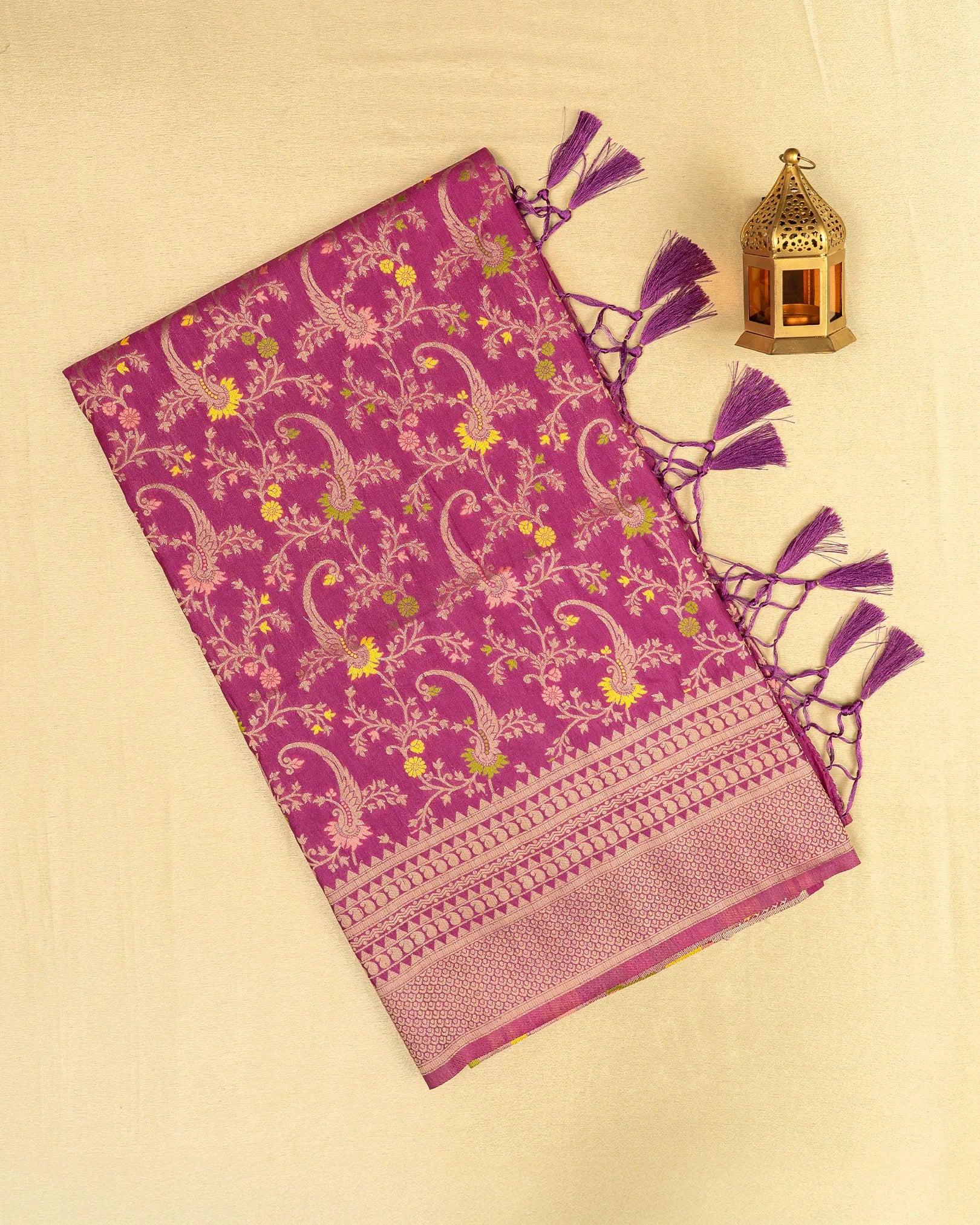 SC5461 (1) - Soft Silk Saree with Meena Butta