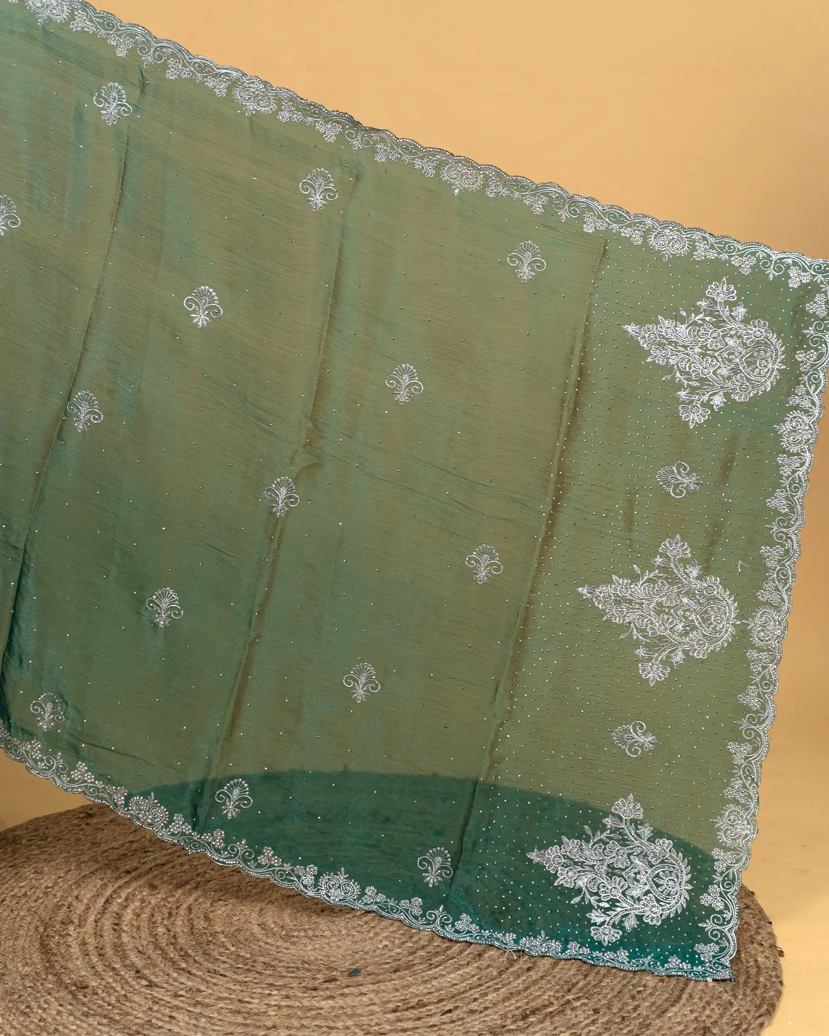 SC3007 - Fendy With Handmade Stone Saree