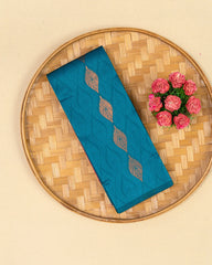 SC4038 - Litchi Silk With Embose And Zari Work
