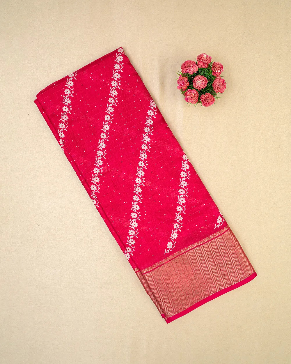 SC5859(2) - DOLA SAREE WITH SEQUENCE PRINT