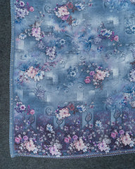 SC5286 - Georgette Saree With Digital Print And Multi Stone Over Body