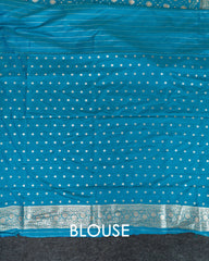 SC5462 - Satin Saree with Gold Butta