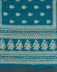 SC1519 - Tussar Silk Saree With Bandhani Print