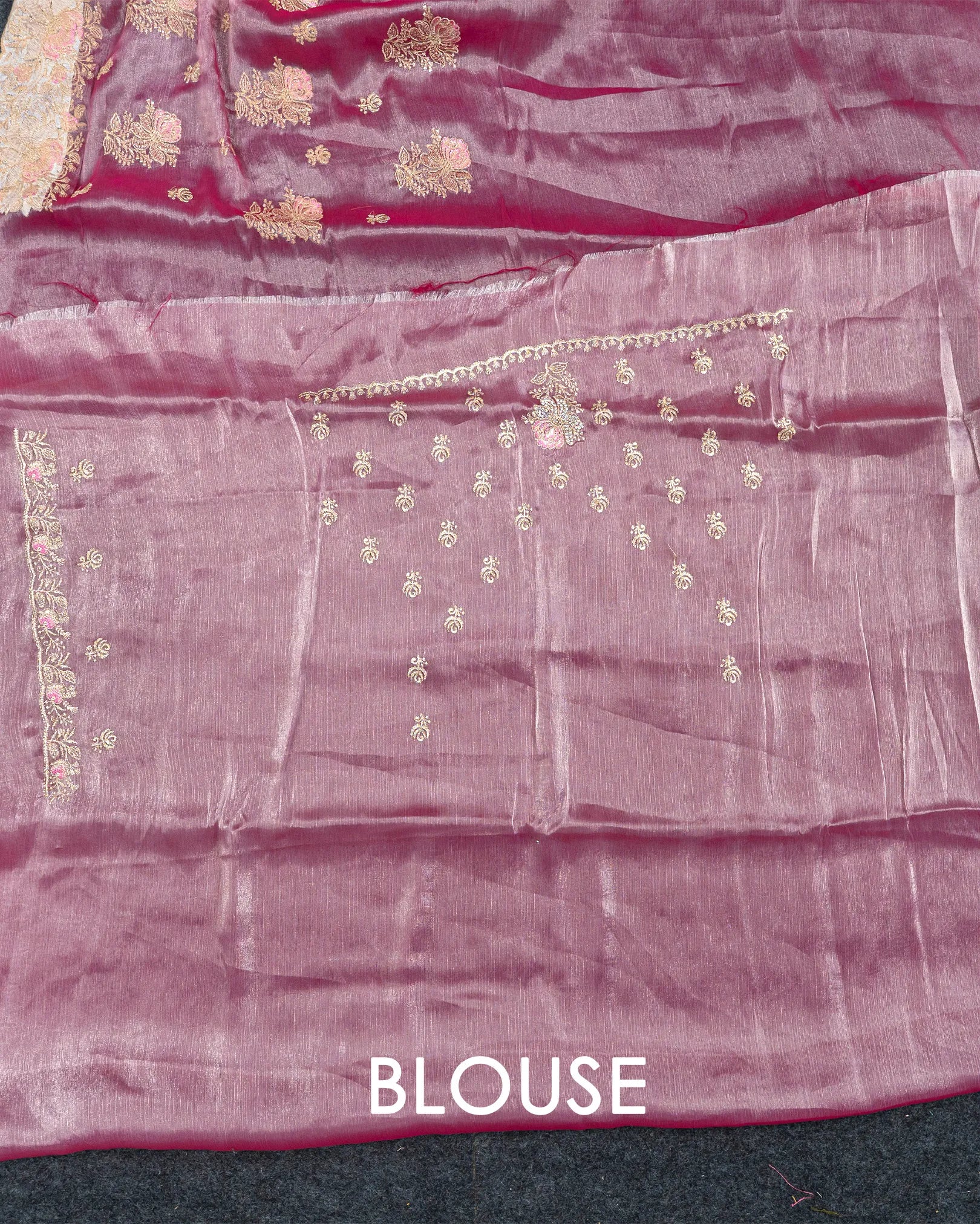 SC3557 - Fendy Saree With Premium Embroidery And Stone Work