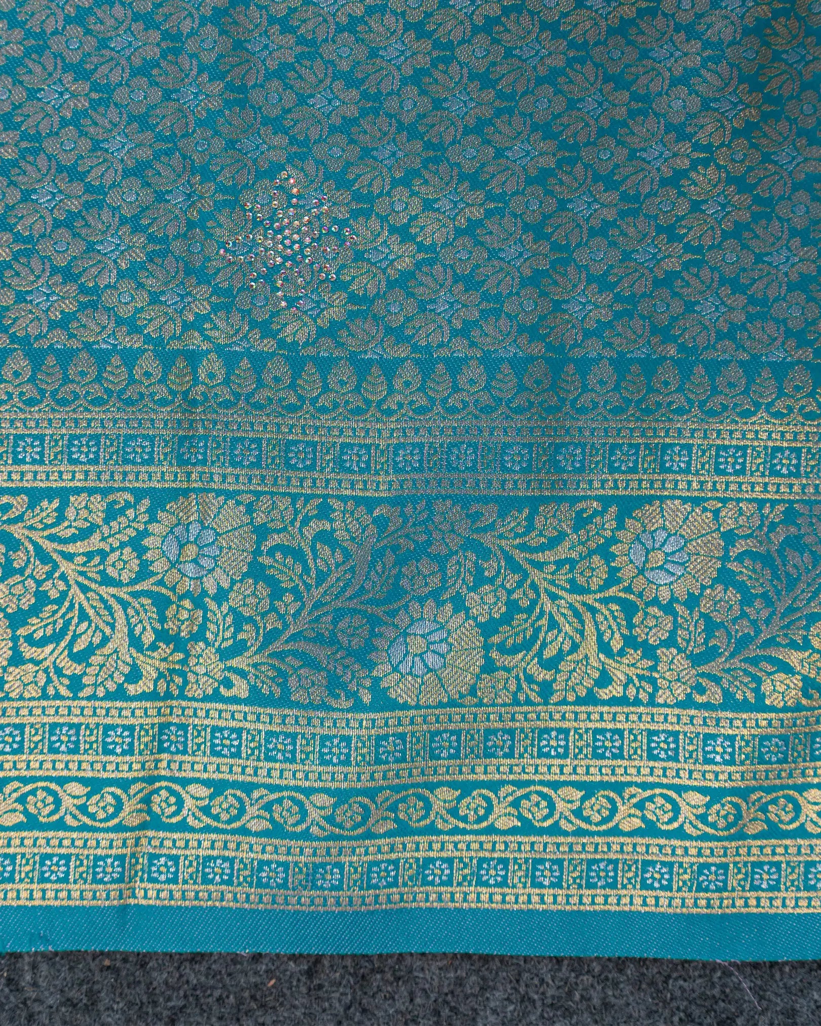 SC4049 - Tissue Saree With Multi Stone