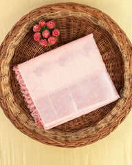 SC4362 - Linen Saree With Silver Butta