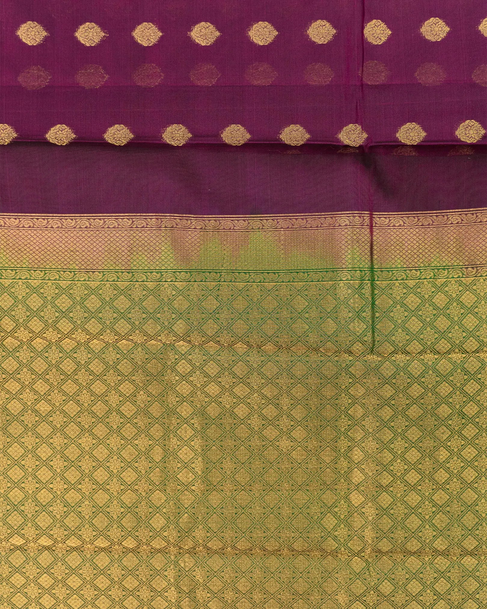 SC3639 -Sico cotton with gold butta and zari