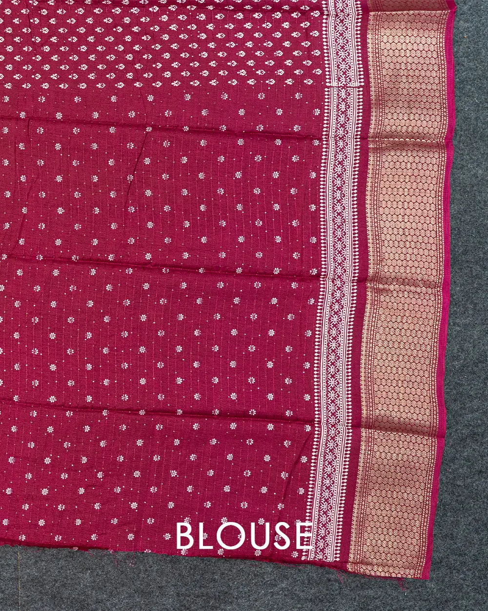 SC3973 - Dola Sequence Embroidery With Bandhini Print