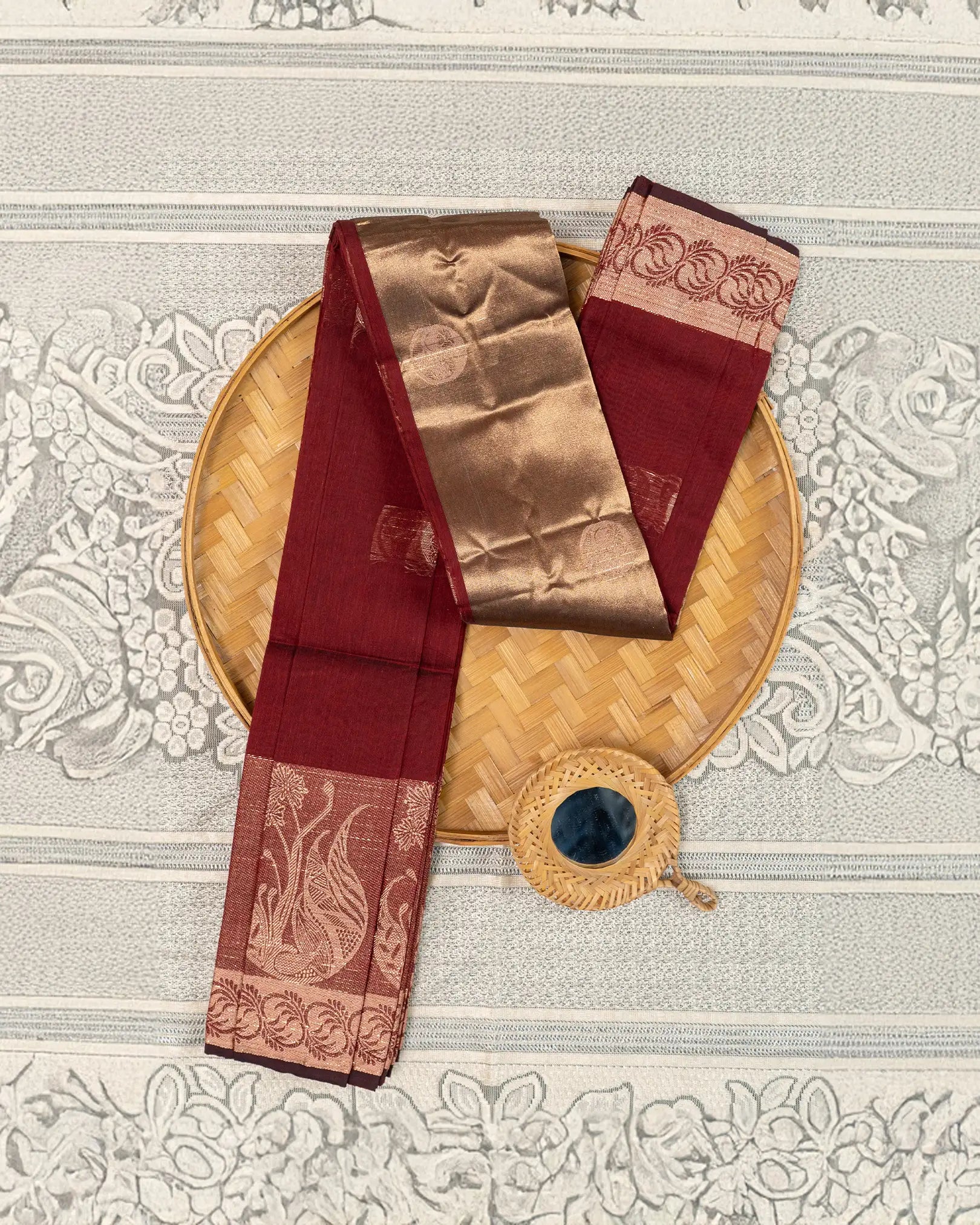 SC3190 - Cotton Saree with Tissue Pallu